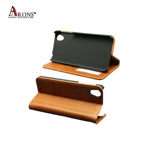 Precio de lista Simple de cuero Flip caso de la cubierta del teléfono móvil para sharp android <span class=keywords><strong>one</strong></span> X4 - Product Image 2