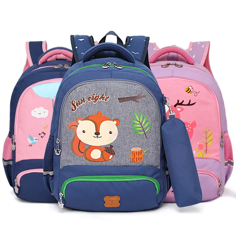 Durable sac à dos enfants voyage de bande dessinée école sac à dos