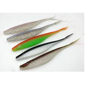 Dos-color suave pescado con trampa de peces de Minnow señuelos