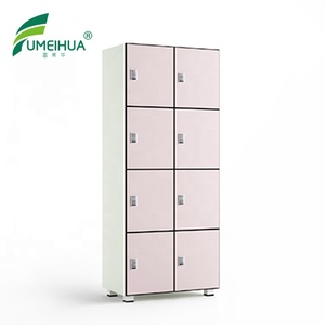 Lage Prijs Hpl Afwerking 12 Compartiment Rfid Lock Locker