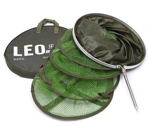 סיטונאי 5 שכבות לעבות מתכת מסגרת דיג נטו שירות מתקפל טיפול דגי Creel להתמודד נייד Stake ניילון רשת נקי - Product Image 1