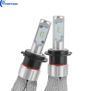 Luzes de carro super brilhantes, venda no atacado, 8000lm, sem ventilação, com 80w 8c, h7, h1, h3, h4, h11, 9005, 9006, lâmpada para farol do carro