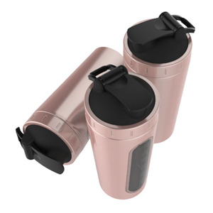 800ml En Acier Inoxydable Bouteille de Secoueur de Protéine Lave-Vaisselle Sport Mélangeur Bouteille <span class=keywords><strong>D</strong></span>'eau Shaker avec Fenêtre Visible Étanche - Product Image 4