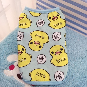 Chaleco con estampado <span class=keywords><strong>de</strong></span> pato para cachorro, ropa fina y transpirable <span class=keywords><strong>de</strong></span> algodón puro para perro y gato, novedad <span class=keywords><strong>de</strong></span> 2022 - Product Image 2