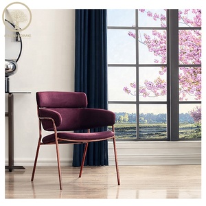 Cadre En Or Rose Velours Chaise <span class=keywords><strong>De</strong></span> Meubles <span class=keywords><strong>De</strong></span> Restaurant Chaise <span class=keywords><strong>De</strong></span> Style Français - Product Image 4