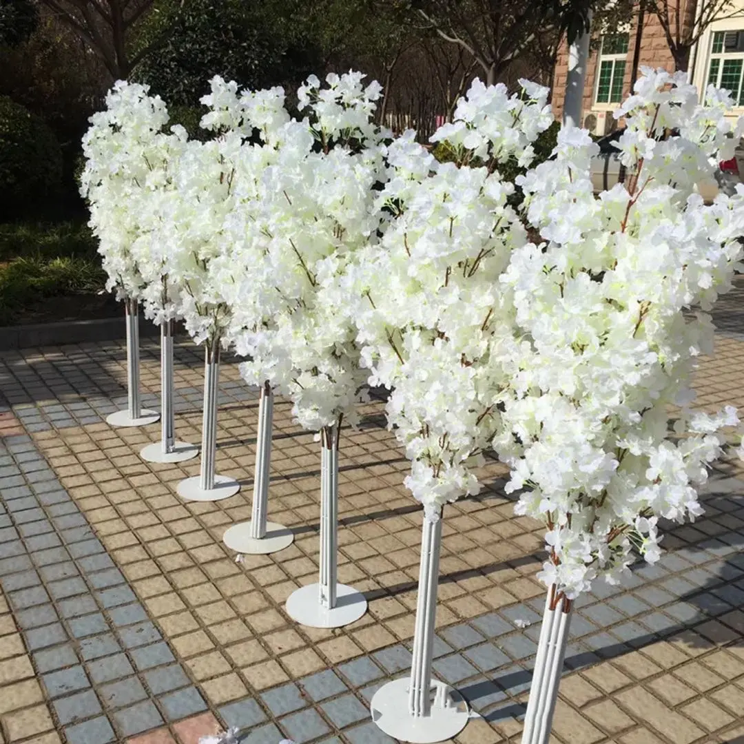 Usine en gros de mariage fleurs de cerisier fleur artificielle