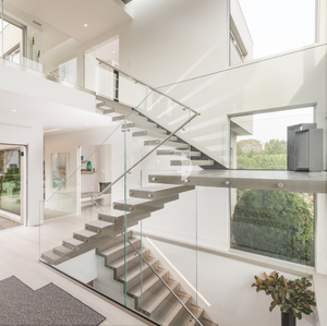 Escalera Flotante Dúplex de Diseño Industrial Estilo Moderno Prima, <span class=keywords><strong>Escalones</strong></span> de Madera y Metal Duraderos para Uso Residencial - Product Image 5