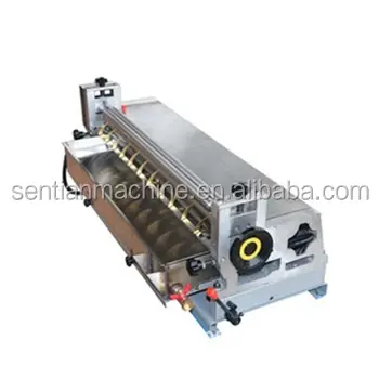 Stainless Steel Meja Kertas Panas Mencair Lem Gluing Machine