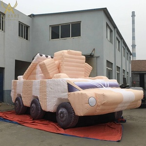 Coche blindado inflable a medida, vehículo inflable <span class=keywords><strong>gigante</strong></span> personalizado con forma z02 - Product Image 4