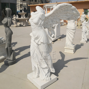 Statua di Angelo Senza Testa in Marmo Scolpita a Mano a Grandezza Naturale - Product Image 1