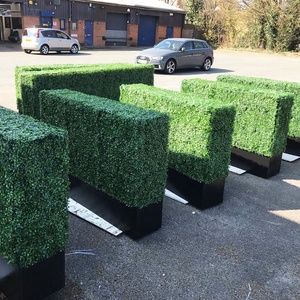 Fournitures de jardin aménagement paysager verdure artificielle buis avec jardinière - Product Image 6