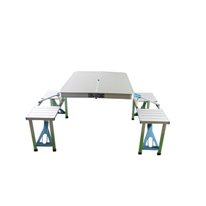 Ligero Picnic <span class=keywords><strong>mesa</strong></span> <span class=keywords><strong>de</strong></span> Camping plegable sillas <span class=keywords><strong>de</strong></span> <span class=keywords><strong>mesa</strong></span> <span class=keywords><strong>de</strong></span> juego portátil <span class=keywords><strong>de</strong></span> aluminio <span class=keywords><strong>mesa</strong></span> plegable 4 asiento - Product Image 3