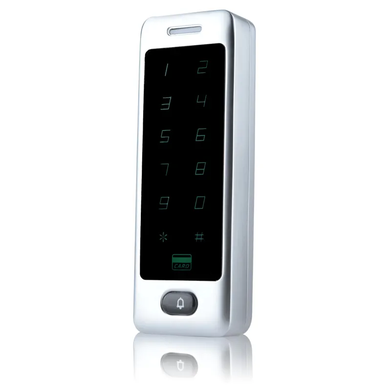 Outdoor touch keypad rfid card standalone access control reader with metal case keypad standalone rfid access control