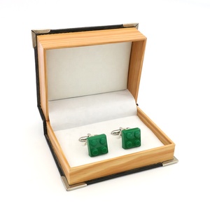 Boutons de manchette en émail multicolores, 50 pièces, boutons de manchette de <span class=keywords><strong>jeu</strong></span> personnalisés, jouet en briques, bon marché - Product Image 6