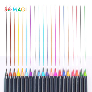 Acuarela cepillo punta de la pluma-punta Flexible pintura cepillo agua color marcador plumas para los niños para colorear - Product Image 3