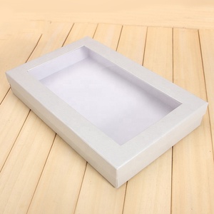 Hộp Quà màu đen Với Cửa Sổ Cho Áo Sơ Mi Đóng Gói E Hộp Sóng Bán Buôn - Product Image 5