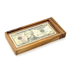 Caja de regalo de rompecabezas de dinero mágico