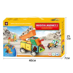 磁気マグネットII75個-EN71/7Pの工場卸売教育玩具雑誌の知恵