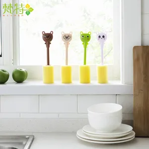 Wholesale Household Items Washing Bottle Cleaning Brushes WIth Long Handle Kitchen Cleaner Tools