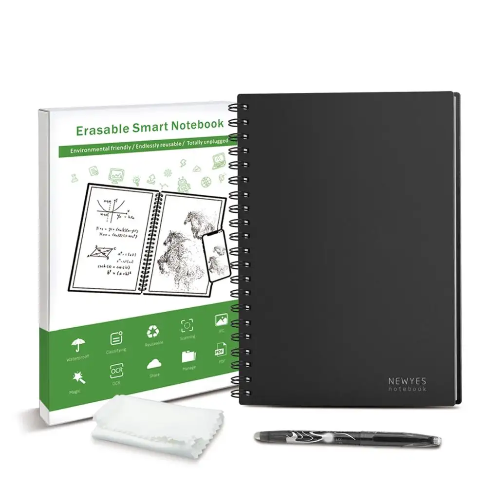 Premium PP Abdeckung Recycling Notizblock B5 Hardcover Löschbaren Notebook Für Studenten