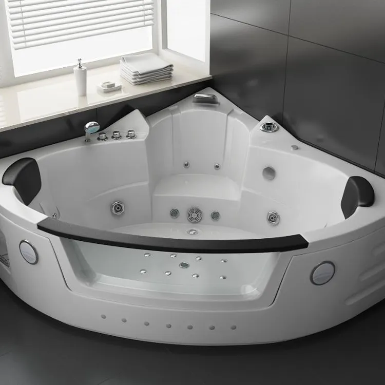 2020 D'approbation Intégré chauffe-baignoire de massage portatif acrylique baignoire à remous