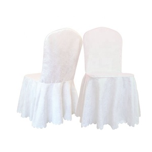 Cubierta de <span class=keywords><strong>silla</strong></span> <span class=keywords><strong>con</strong></span> lazo de licra, decoración de boda, gran oferta - Product Image 5