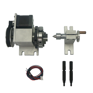 ชิ้นส่วนเครื่อง CNC แกนหมุนแบบติดท้าย แกนหมุนแบบติดท้ายพร้อมหัวจับขนาด 65 มม. สำหรับเครื่องแกะสลัก CNC Router - Product Image 4