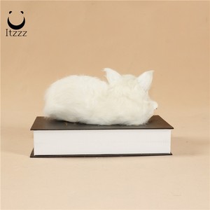 Simulazione realistica gatto peluche morbido farcito giocattolo bambola fotografia puntelli esemplare gatto <span class=keywords><strong>TV</strong></span> gatto decorativo - Product Image 3