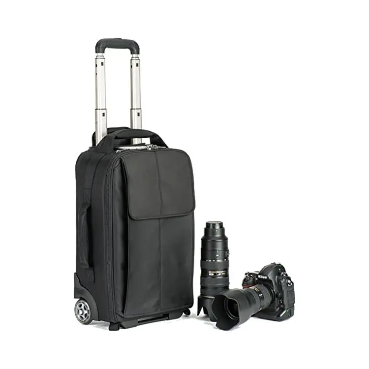 Преимущества аэропорта, переносной роликовый пакет, тележка для камеры, роскошная сумка для камеры с колесами
