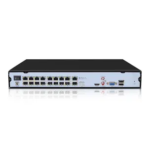 Kamera IP Perangkat Lunak H.265X 5MP, Catu Daya 48V/2A Pemutaran 4CH 16CH NVR POE