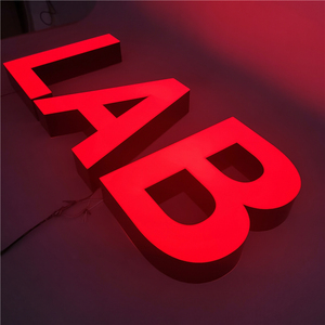 Không Thấm Nước Kênh Chiếu Sáng Thư Red Acrylic Led Signage - Product Image 2