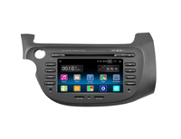 Wince 6.0 Twee Din 7 "LCD-TFT Touchscreen Met Gps Navigatie Auto Dvd/Mp3/Mp4/Mp5 speler Voor Honda Nieuwe Fit Links