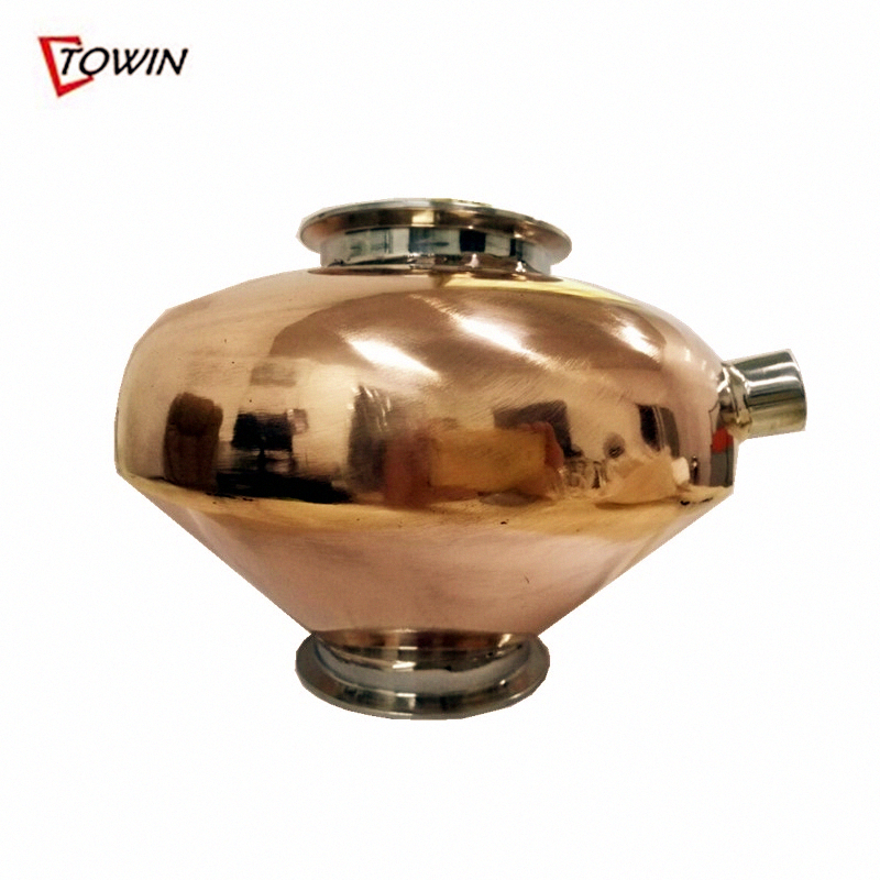 250 мм медный шлем виски колонна для дистиллятора