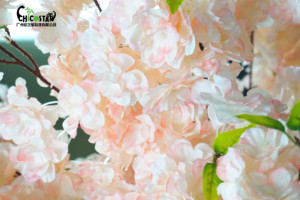 Decoración de Mesa de Boda Chicostar, Árbol de Flores de Cerezo Artificial - Uso en Interiores, Flores Naturales y Rosa Marfil, Tamaño Personalizable - Product Image 2