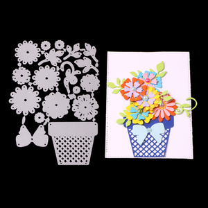 AAGU Matrices de découpe en acier au carbone pour fleurs, pochoirs de gaufrage, décoration d'<span class=keywords><strong>album</strong></span> photo, pochoirs de découpe pour <span class=keywords><strong>scrapbooking</strong></span> - Product Image 4