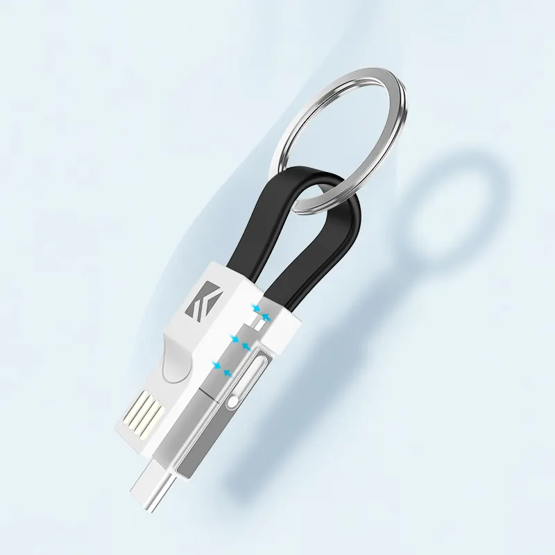 Gratis Verzending Gratis 10G Mini Sleutelhanger Kabel 3 In 1 Oplaadkabel Magnetic Data Cavo Usb Kabel Data 3in1 Kabel 2A Multi Gebruik