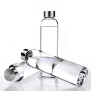 borosilicate glass bottle, glass water bottle wholesale 350ml/450ml/550ml capacity