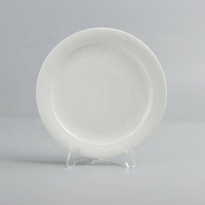 Hecho <span class=keywords><strong>en</strong></span> china a granel barato marfil blanco tamaño de gres platos de cena para <span class=keywords><strong>restaurante</strong></span> - Product Image 5
