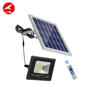 Zhongshan verlichting hoge lumen licht controle dimbare waterdichte ip65 10 20 30 40 50 100 watt solar led schijnwerper