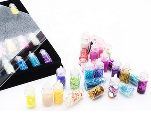 FAI DA TE 48pcs Paillette/Scintillio di Riempimento Chiaro/Soffici Polimero Melma Accessori Decorazione Giocattoli Per Bambini Regalo di Fascini Lizun <span class=keywords><strong>Slime</strong></span> forniture di <span class=keywords><strong>Kit</strong></span> - Product Image 4