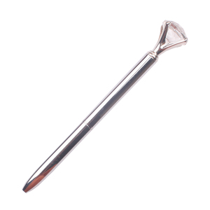 Xinghao de <span class=keywords><strong>la</strong></span> marca de lujo de agradable señora bling pluma promocional de metal regalo gran diamante superior pluma de bola - Product Image 2