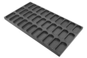 Hot Dog Molds,Non Stick Bread <strong>Loaf</strong> Molds Baguette <strong>Pan</strong> Food Grade Bread Baking Mold 15 <strong>Loaf</strong> 40 X 60 for Making Bread
