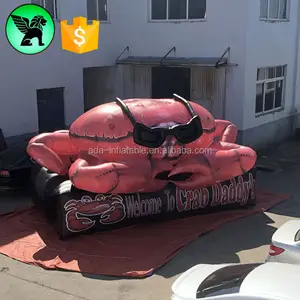 Outdoor Promotionele Evenement Opblaasbare Krab Cartoon Aangepaste Giant Krab Opblaasbare Voor Event A4795
