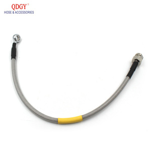 Tuyau de <span class=keywords><strong>frein</strong></span> hydraulique de <span class=keywords><strong>moto</strong></span> Dirt Bike, tuyau tressé en acier inoxydable - Product Image 2