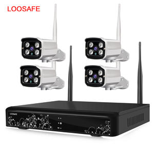 4CH 1080 p HD cámara inalámbrica de seguridad de red IP WiFi sistema NVR kit 2.0 megapíxeles sistema al aire libre - Product Image 1