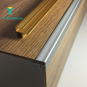 Aluminium Geëxtrudeerd Profiel Outdoor Porseleinen Tegel Trap Edge Trim Zwart Aluminium Stap Neuzen - Product Image 6