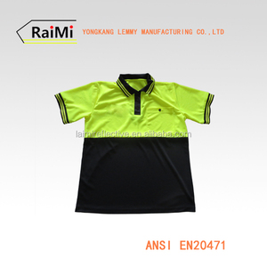 Prendas <span class=keywords><strong>de</strong></span> <span class=keywords><strong>trabajo</strong></span> verde y negro <span class=keywords><strong>Polo</strong></span> diseño personalizado amarillo <span class=keywords><strong>reflectante</strong></span> Vis <span class=keywords><strong>Polo</strong></span> barato camisa xl - Product Image 1