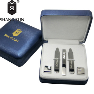 Collar de plata Refuerzos Tie Clip Gemelos de Alta Calidad Tie Pin CuffLinks Conjunto Collar <span class=keywords><strong>Estancias</strong></span> Hombres Joyería Regalos - Product Image 5