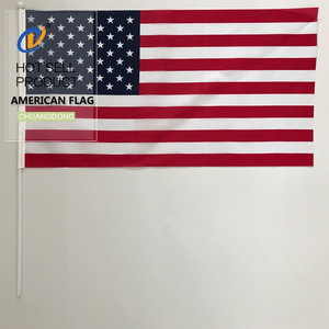 China factory 15 star THIN line Red little 4x 6 inches American flag - Product Image 1