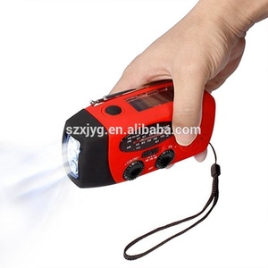 Led Đèn Pin Ngân Hàng Điện Xách Tay Mini Hand Crank Đài Phát Thanh Khẩn Cấp Fm Am Noaa Radio - Product Image 6